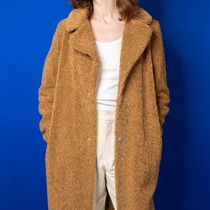 Rachel Zoe Beige Teddy Coat